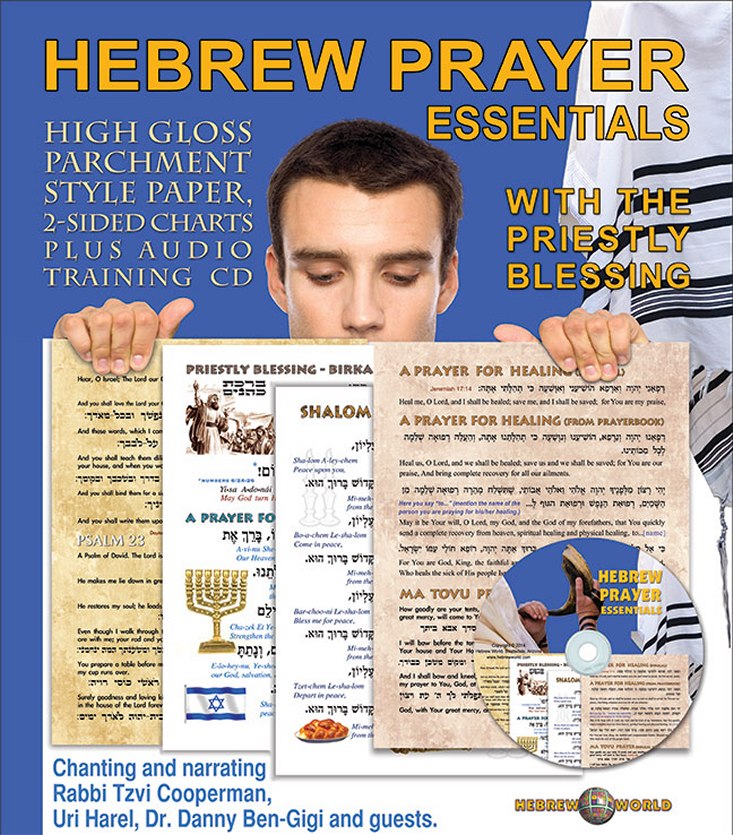 Hebrew Prayer Essentials Charts